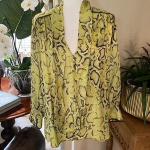 Animal print Pinko blouse.